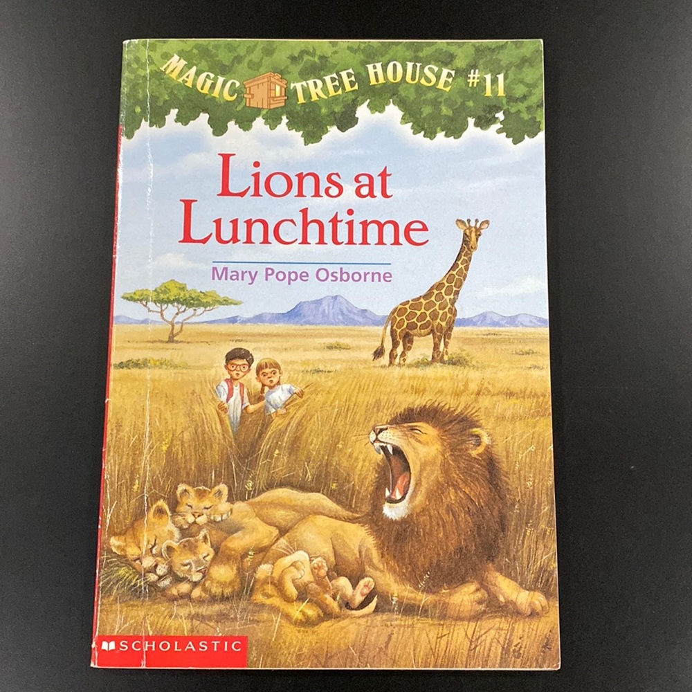 Magic Tree House #11: Lions at Lunchtime by Mary Pope Osborne - Novel